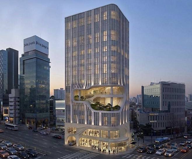 서울 강남구 신사동 563-33 일대 건축 조감도