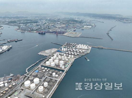 ▲ '친환경 에너지 물류허브'로 도약을 준비 중인 울산 남신항 일원. UPA 제공