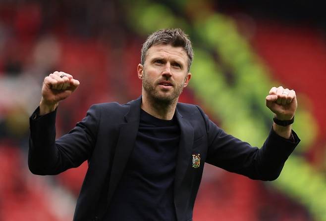 잉글랜드 프로축구 프리미어리그(EPL) 맨체스터 유나이티드(맨유)의 마이클 캐릭(45) 임시 감독이 정식 사령탑 부임이 사실상 확정됐다. AP=연합뉴스