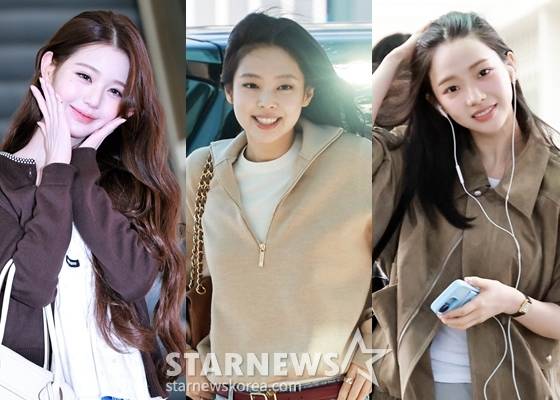 장원영, 제니 카리나(왼쪽부터) /사진=스타뉴스