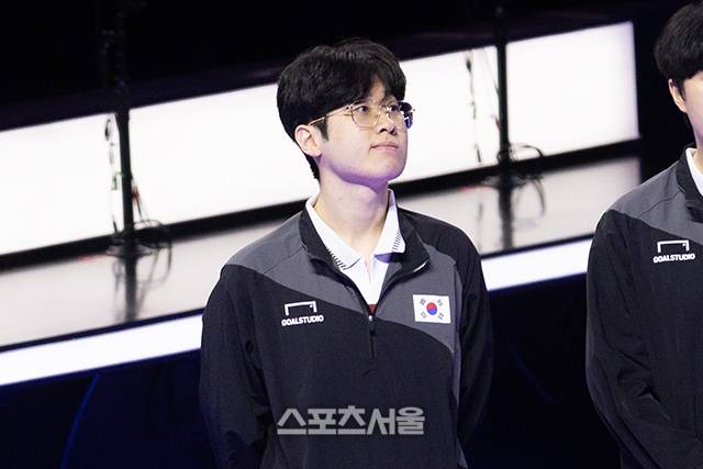 한국 LoL 대표팀 탑 라이너 ‘제우스’ 최우제. 사진 | 공동취재단