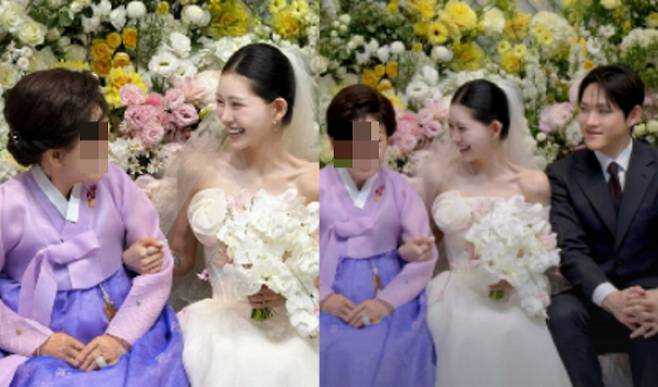 배우 고(故) 최진실의 딸 최준희 결혼식에 외할머니 정옥숙씨도 참석한 것으로 드러났다. /사진=최준희 인스타그램