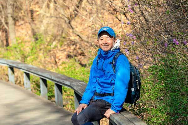 서울 아차산에서 만난 최도열씨.