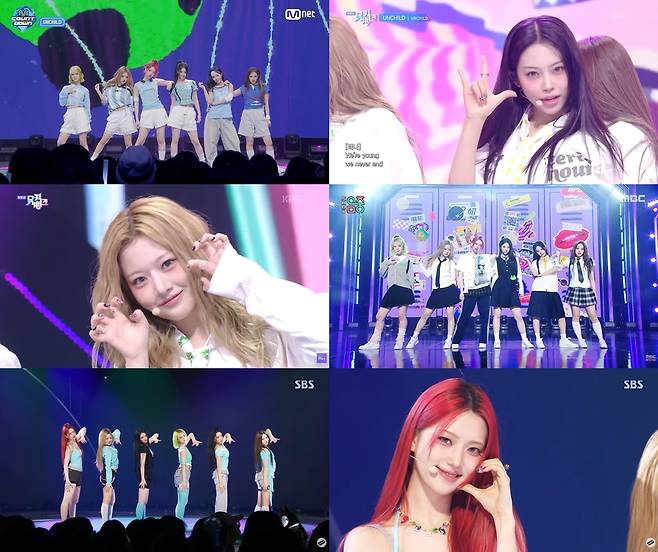 Mnet ‘엠카운트다운’, KBS ‘뮤직뱅크’, MBC ‘쇼! 음악중심’, SBS ‘인기가요’ 방송 캡처