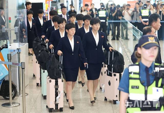 북한 내고향여자축구단. /사진=뉴시스 제공