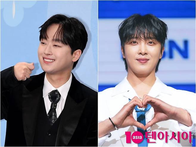 '무명전설' 황윤성이 가수 이찬원에게 고마운 마음을 표현했다. / 사진제공=텐아시아DB, MBN