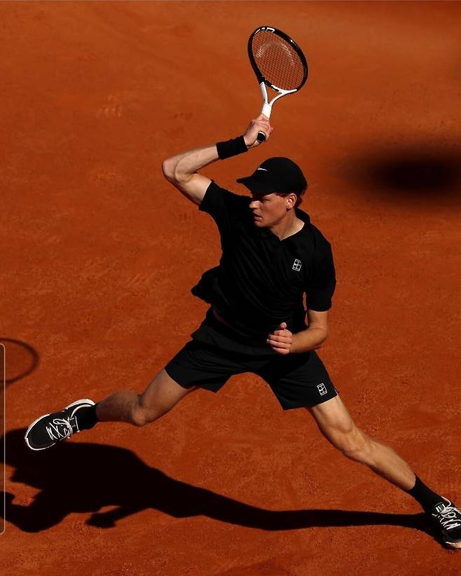 로마 ATP 마스터스 1000 우승 때의 야닉 시너. 시너 인스타그램