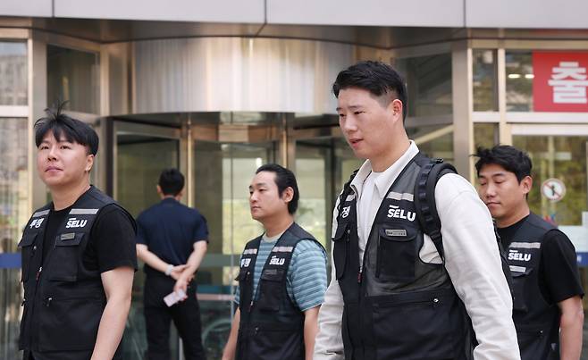최승호 초기업노조 삼성전자지부 위원장. /뉴스1