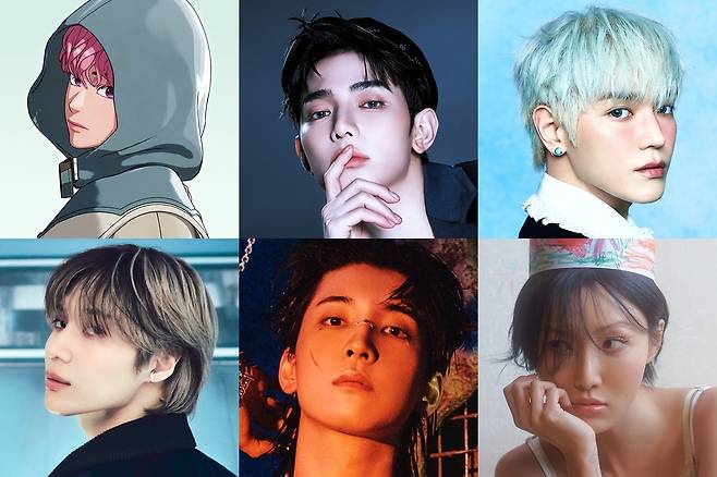 플레이브 노아(VLAST), 앤더블 장하오(YH 엔터테인먼트), NCT 태용(SM 엔터테인먼트), 샤이니 태민(갤럭시코퍼레이션), 세븐틴 원우(플레디스), 화사(피네이션)