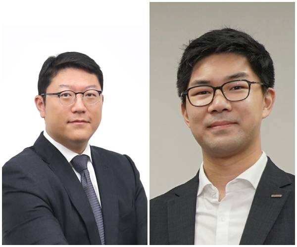 (좌) 백인환 대원제약 대표이사, (우) 백인영 에스디생명공학 대표이사.