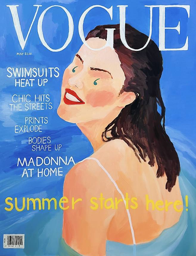 Vintage vogue series, 90.9*72.7cm, 2025, Acrylic on canvas