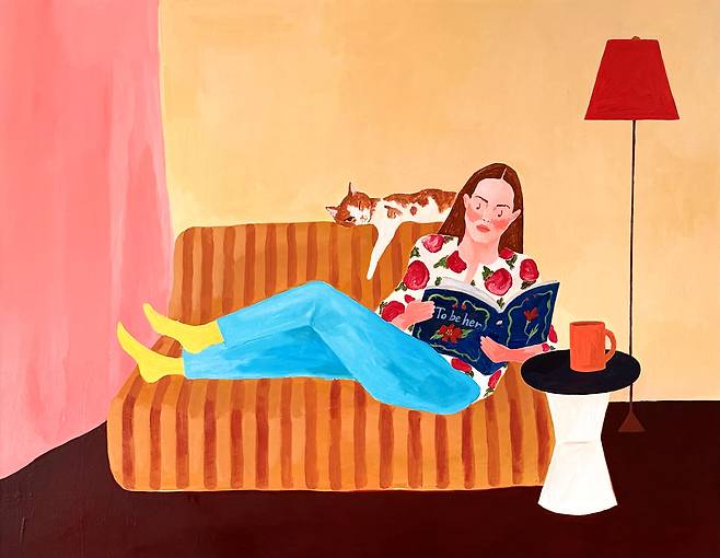 To be her, 116.8_91.0cm, 2026, Acrylic on canvas
