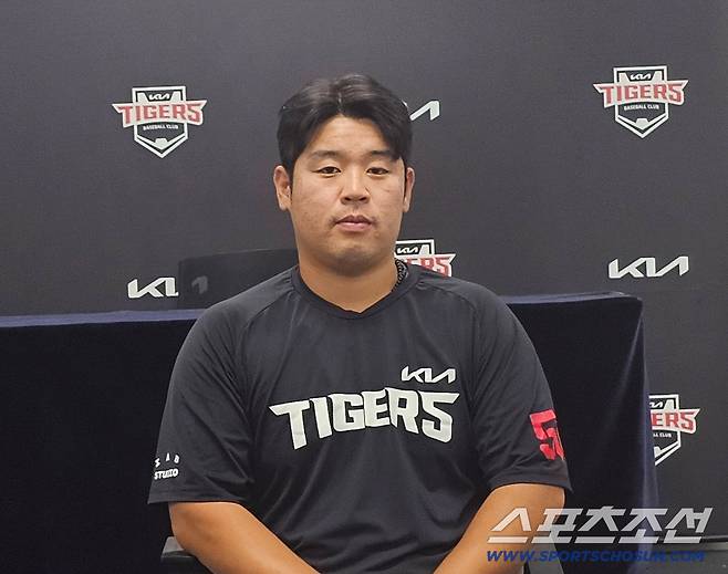 인터뷰에 임한 KIA 박상준. 김영록 기자