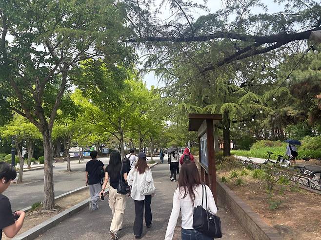 19일 전주 덕진구 전북대학교 풍경. 김지현 인턴기자