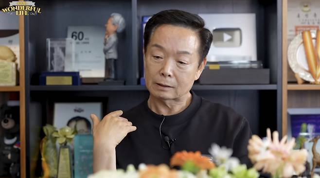 개그맨 김학래가 고(故) 전유성의 유언을 언급했다. /사진=유튜브 채널 '송승환의 원더풀 라이프'