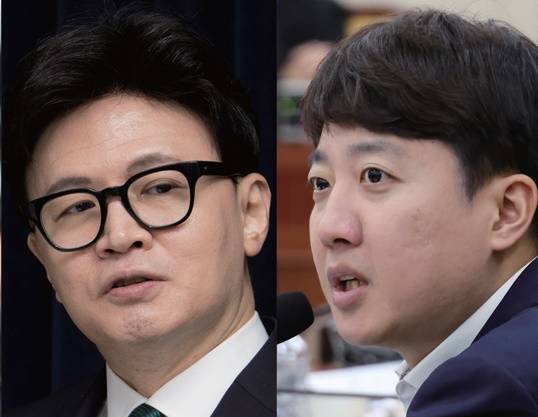 한동훈 전 국민의힘 대표(왼쪽), 이준석 개혁신당 대표 ⓒ시사저널 이종현·박은숙