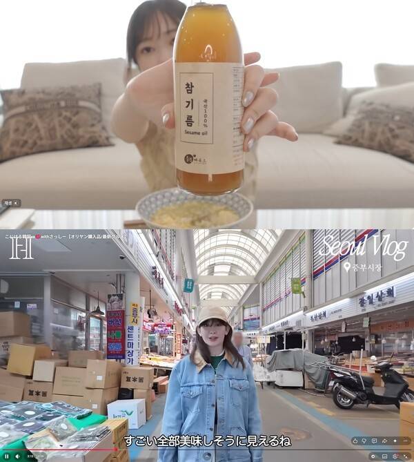 사진 유튜브 채널 ' 사시하라 채널', 'HARUNA KOJIMA's cat nap' 화면 캡처