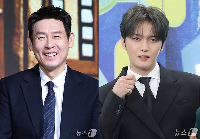 배우 설경구, 가수 김재중 ⓒ 뉴스1