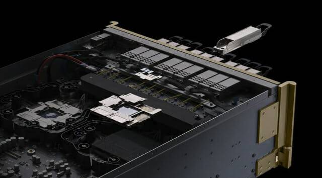 엔비디아의 GPU 서버 내부 모습 (사진=엔비디아)