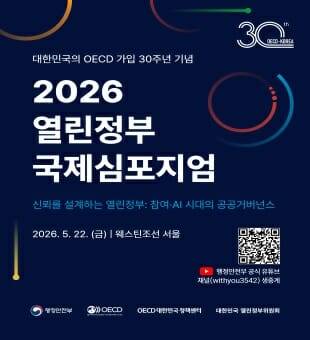 OECD 열린정부 국제심포지엄(이미지=행정안전부)
