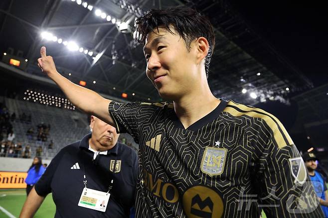 LA FC의 손흥민 ⓒ AFP=뉴스1