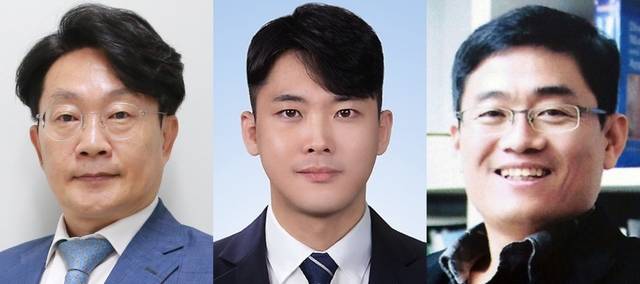DGIST 안진웅 책임연구원, 정의진 박사후연수연구원, GIST 전성찬 교수. 왼쪽부터. DGIST 제공
