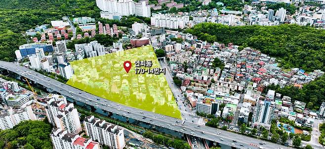연희동 170-14번지 일대 신속통합기획 주택재개발 후보지. / 사진=김현준 PD