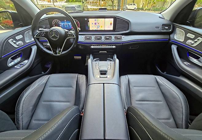 GLE 450 4MATIC AMG 라인 1열./사진: 강주현 기자