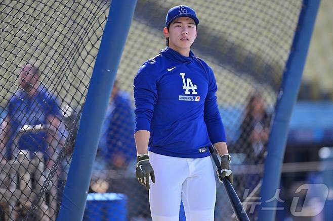 LA 다저스 김혜성. ⓒ AFP=뉴스1