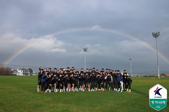 강원FC 전지훈련(한국프로축구연맹 제공)