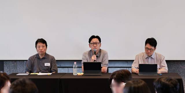 네이버 미디어라운드테이블 (왼쪽부터) 김상범 부문장, 김광현 CDO, 이일구 부문장