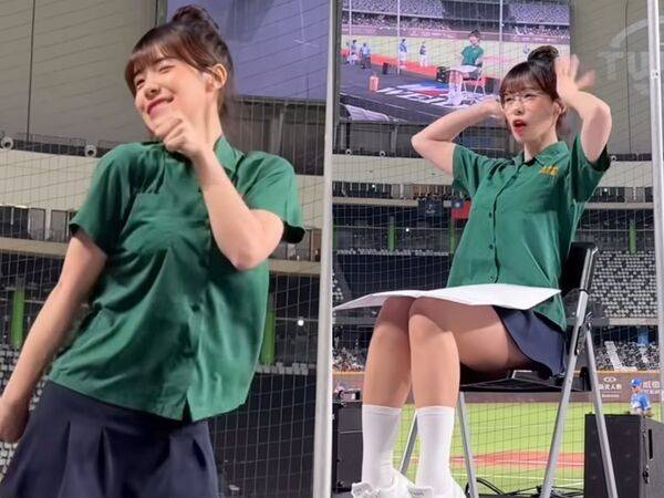 대만 프로야구 리그에서 활동하고 있는 치어리더 이다혜씨가 복장 논란에 휩싸였다. 이다혜 SNS 갈무리