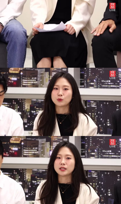 31기 순자가 ‘나는 솔로’ 라이브 방송에서 왕따설과 관련한 입장을 밝혔다. 유튜브 채널 ‘촌장엔터테인먼트TV’ 영상