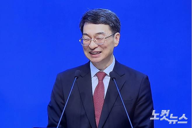 청주순복음교회 이동규 목사가 인사말을 하고 있다. 충북CBS