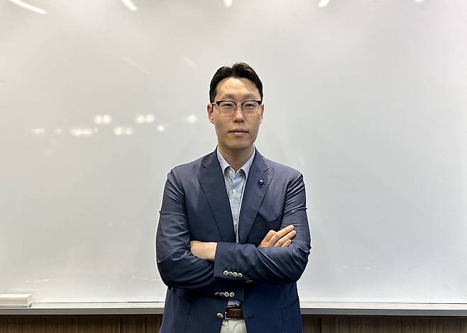 조경상 NNT 대표가 최근 서울 강남구 사무실에서 포즈를 취하고 있다.(서이원 기자 @iwonseo96)