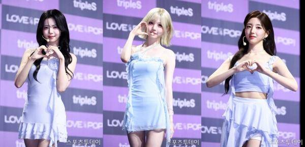 트리플에스 쇼케이스 서다현 김채원 박소현 / 사진=팽현준 기자