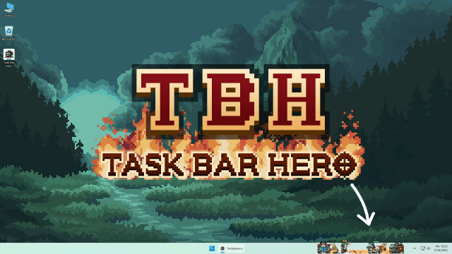 'TBH: 태스크바 히어로'. 사진=스팀