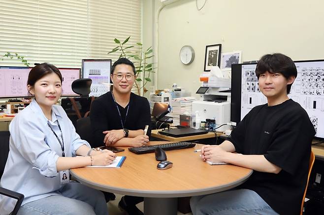 연구팀 단체사진(가운데 연구책임자 조현수 박사). 한국생명공학연구원