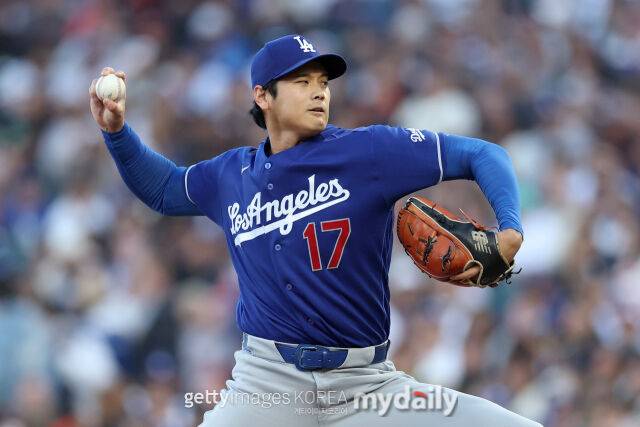 LA 다저스 오타니 쇼헤이가 4일(한국시각) 열린 애리조나와 원정 경기에 선발 등판해 6이닝 2피안타 6탈삼진 무실점으로 잘 던졌다./게티이미지코리아