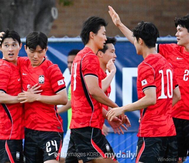 축구대표팀이 4일 미국 프로보에서 열린 엘살바도르와의 평가전에서 1-0으로 이겼다./게티이미지코리아