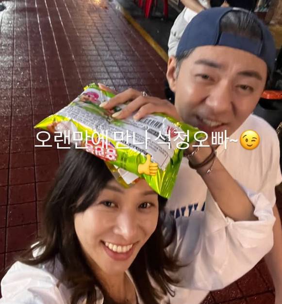 장신영, 강석정 /사진=장신영 인스타그램
