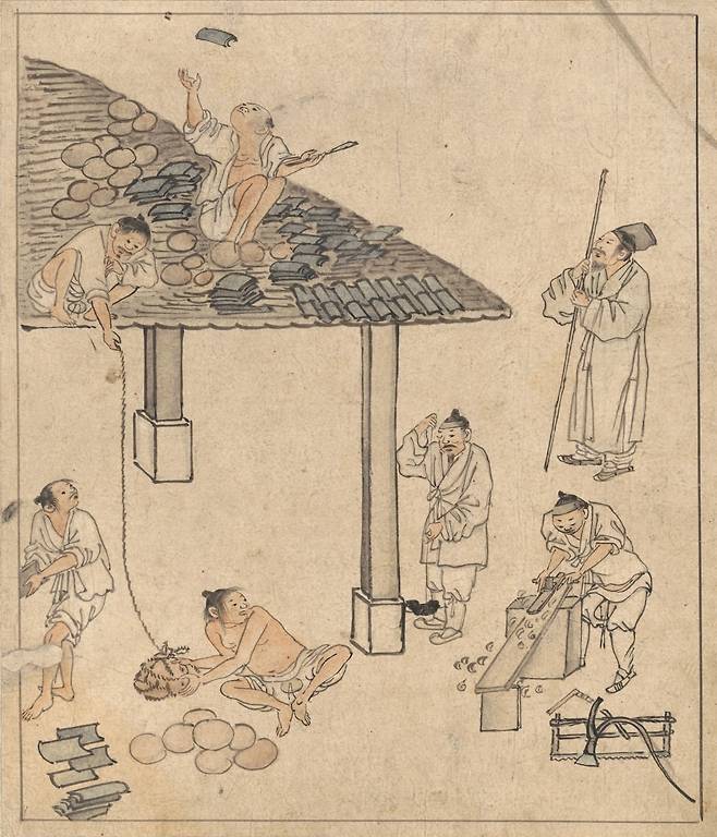 '기와 이기'(18세기). /국립중앙박물관