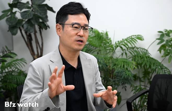 키움증권 김지산 전략기획부문장./사진=이명근 기자 qwe123@