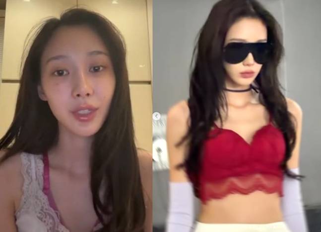너무 말라 걱정을 산 에스파 지젤이 직접 현재 상태를 밝혔다. 사진=지젤 SNS 캡처