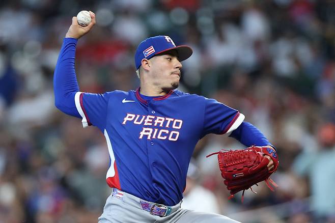 2026 WBC에서 푸에르토리코 대표팀으로 나섰던 약셀 리오스. AFP 연합뉴스