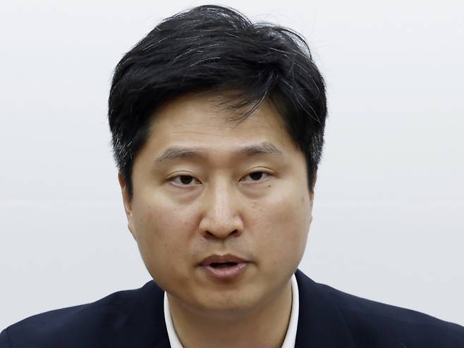 우재준 국민의힘 의원(대구 북구갑·청년최고위원)이 지난 6월6일 오전 서울 여의도 국회 국민의힘 대회의실에서 열린 긴급 최고위원회의에서 발언을 하고 있다. / 사진=뉴스1