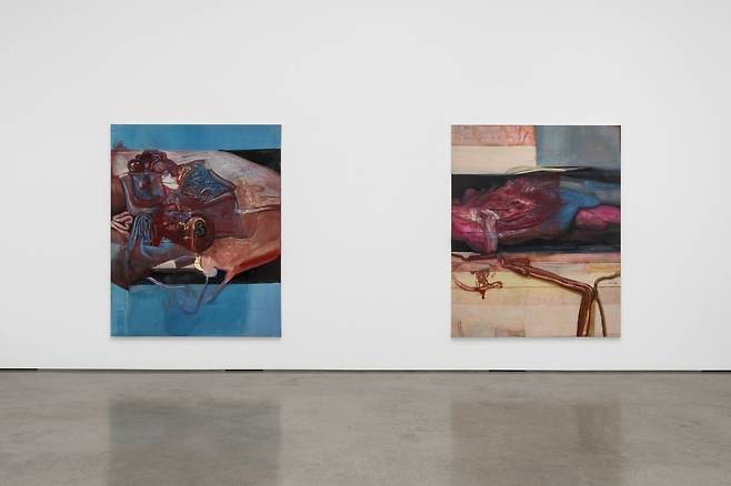 이근민 작가 개인전 ‘장면이 되기 전(Before It Becomes a Scene)’ 전경. /Courtesy of PKM Gallery