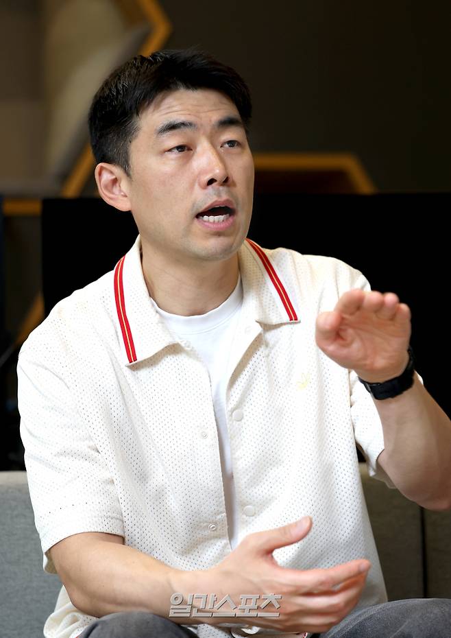 이승용 젠지 상무가 e스포츠의 미래 가치에 대해 설명하고 있다. 김민규 기자