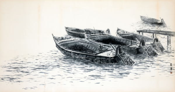 이열모 作, 낙조(落照), 1995