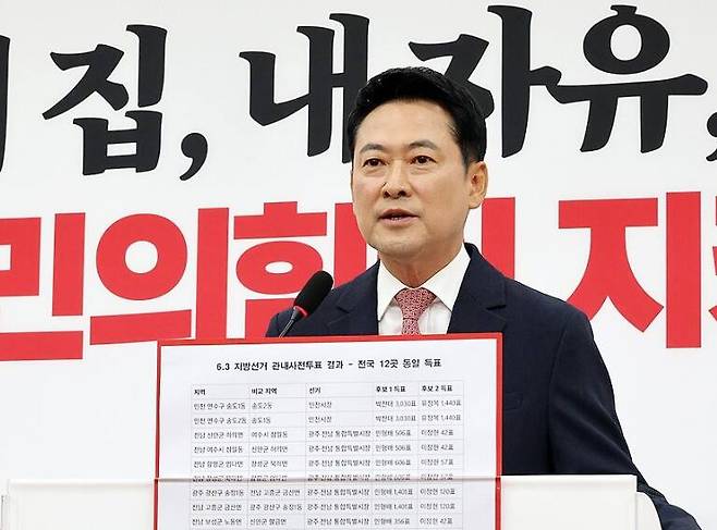 장동혁 국민의힘 대표. 연합뉴스